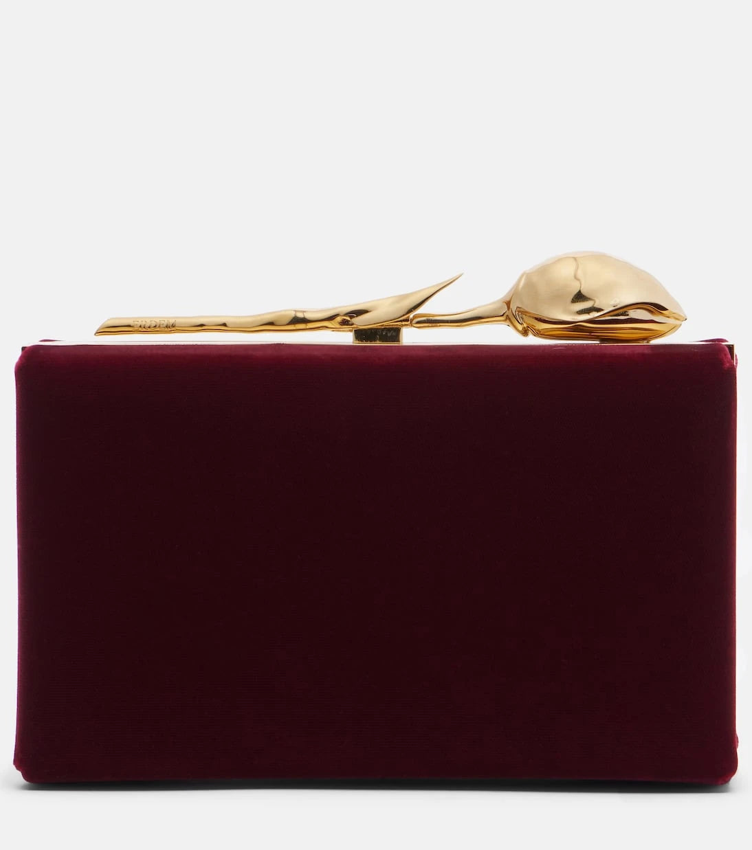 Erdem - Bloom Mini velvet clutch
