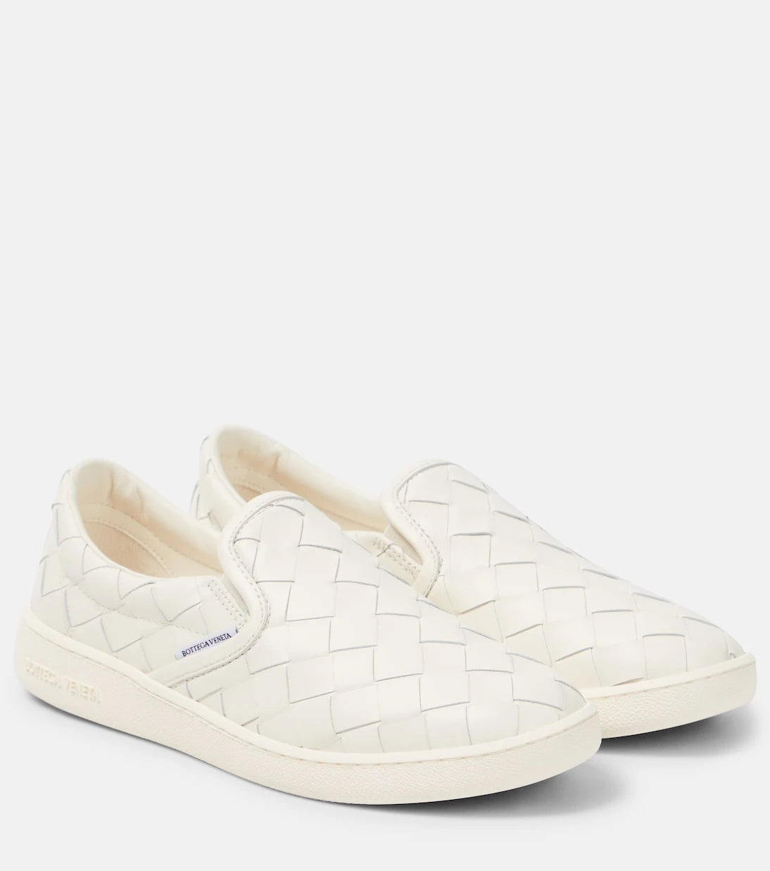 Bottega Veneta - Sawyer leather slip-on sneakers