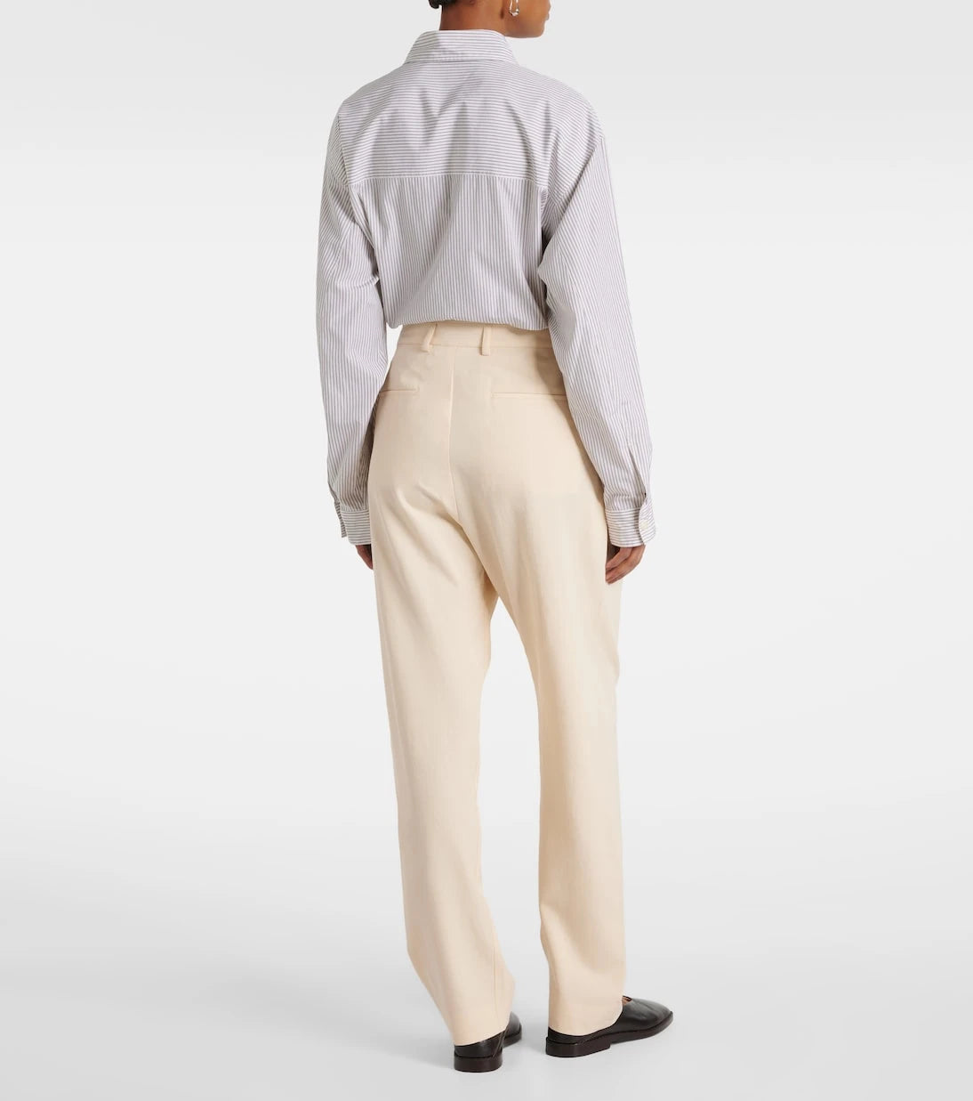 Lemaire - Wool-blend gabardine tapered pants