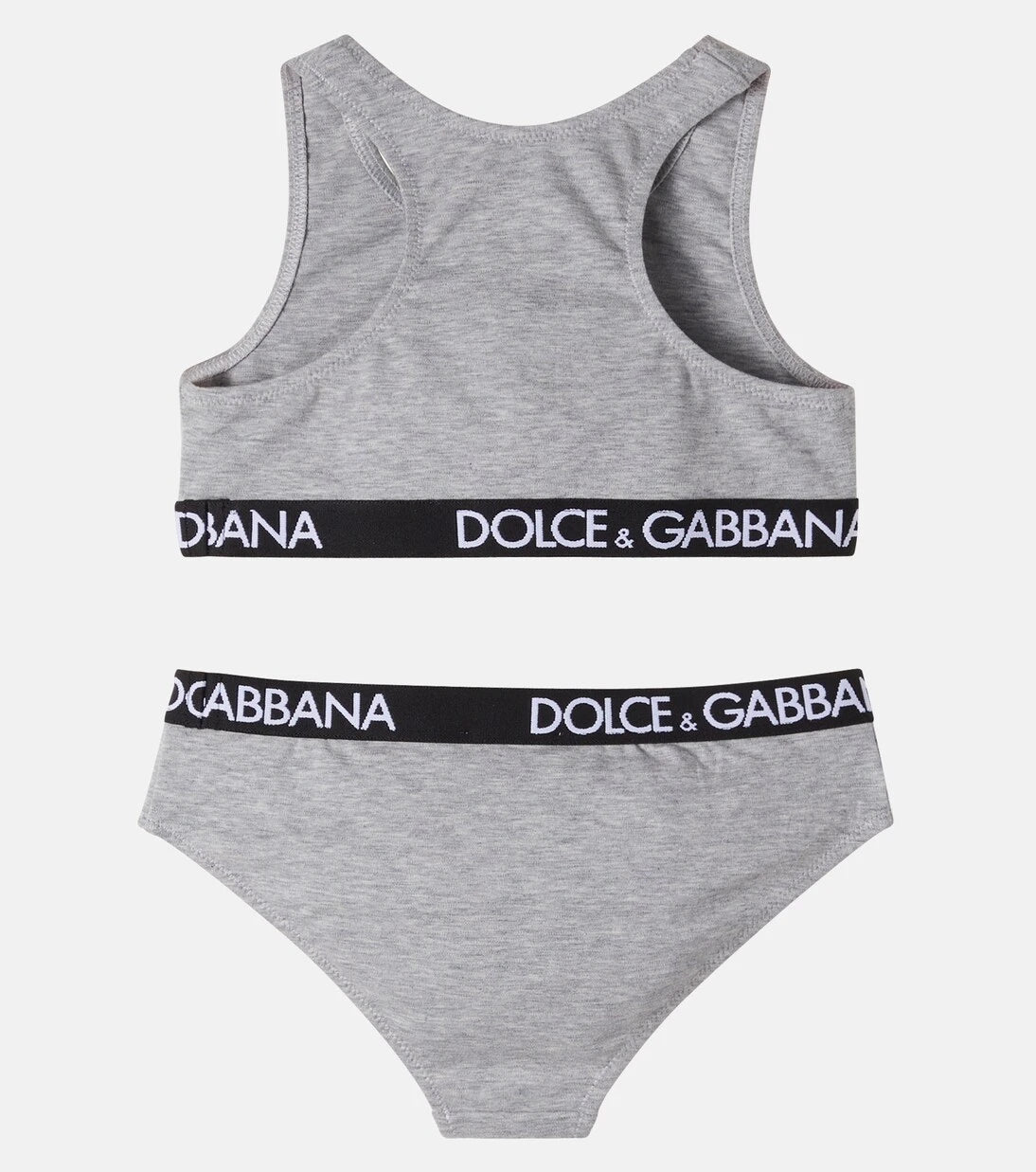 Dolce&Gabbana Kids - Cotton-blend jersey top and briefs set