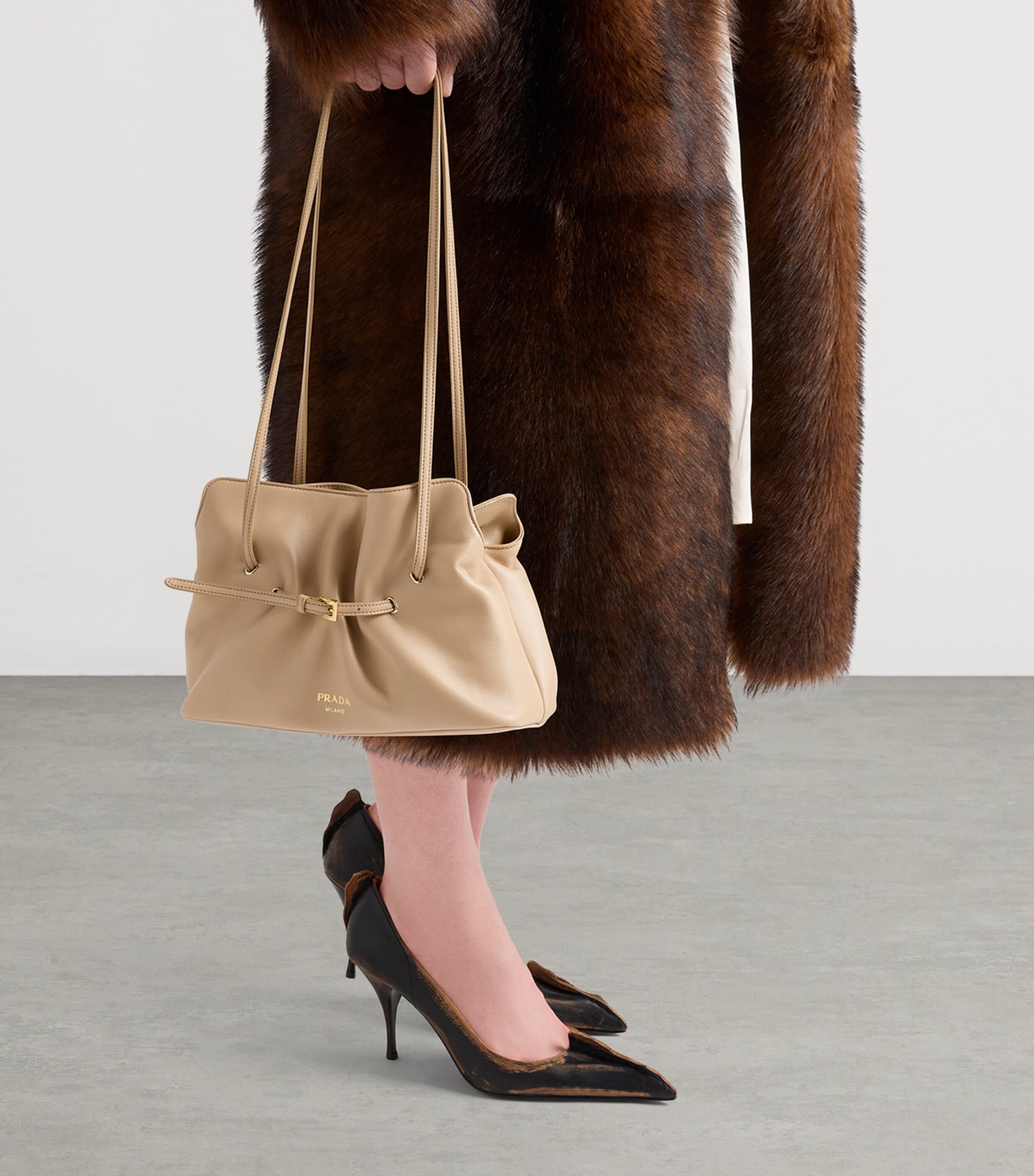 Small Leather Dada Shoulder Bag