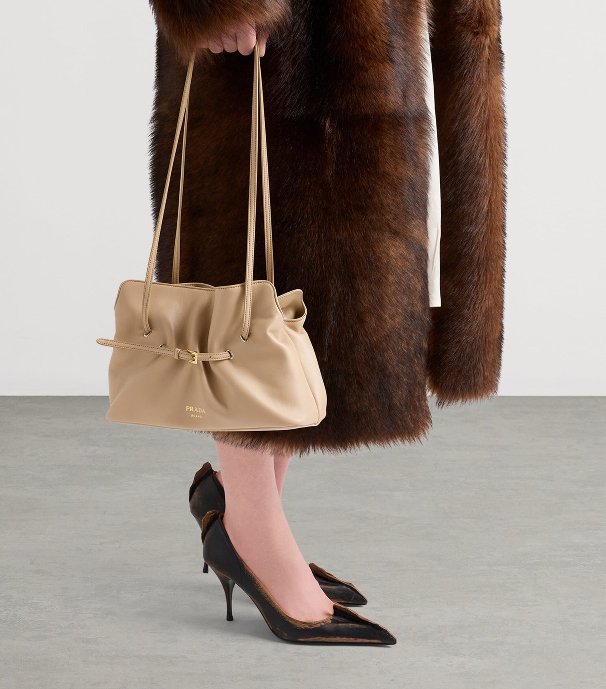 Small Leather Dada Shoulder Bag