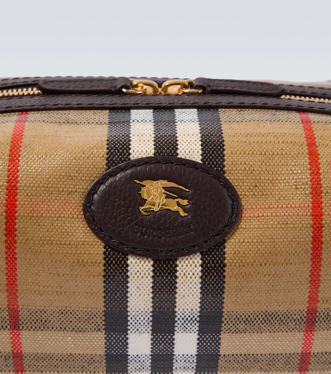 Burberry - Burberry Check canvas shoulder bag
