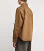 Brown Cotton Ami de Coeur Overshirt