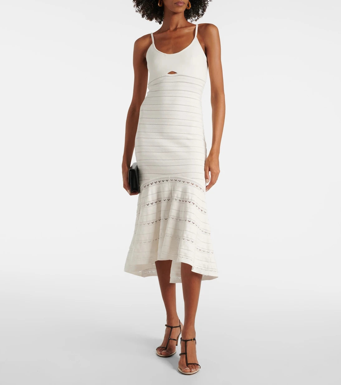 Victoria Beckham - Cami cutout midi dress