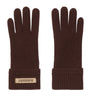 Wool-Blend Logo Gloves