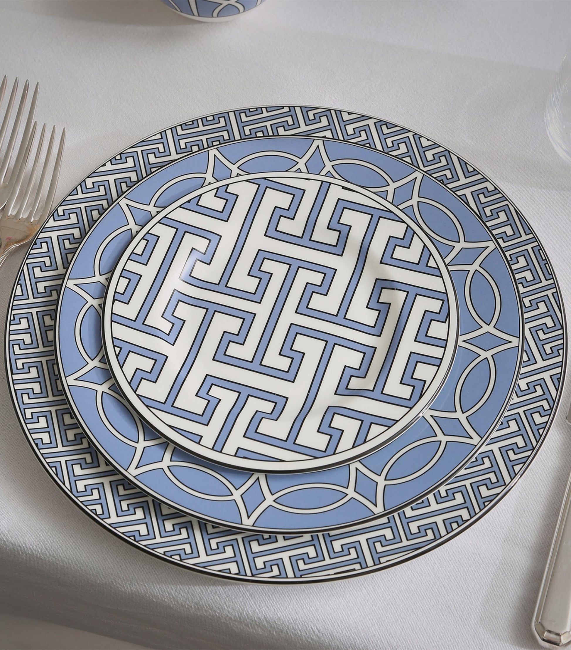 Set of 2 Loop Dessert Plates (21cm)