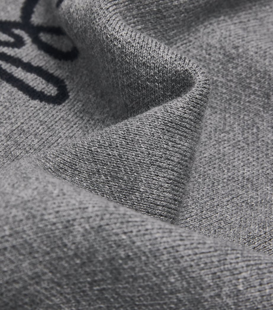 Chloé Kids Cotton-Wool Logo Cape (14 Years)