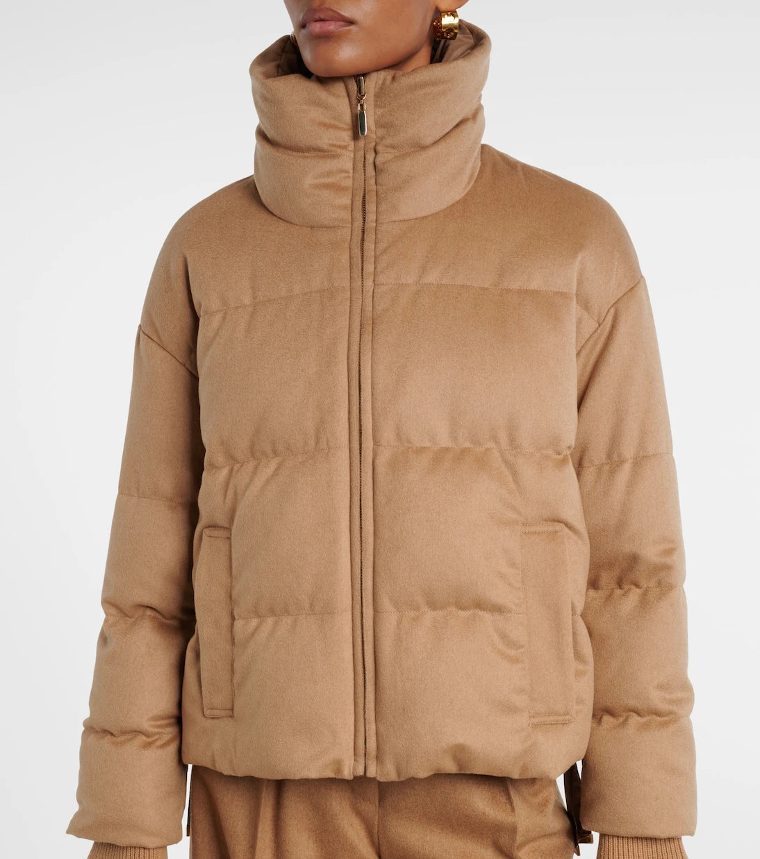 Max Mara - جاكيت دييغو مبطن من وبر الجمل يمكن ارتداؤه على الوجهين