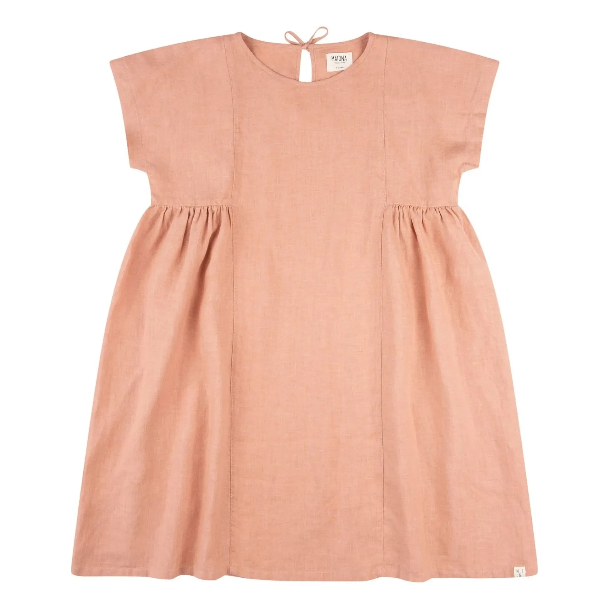 Matona - Linen dress | Dusty Pink
