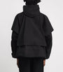 IM MEN Black Hooded Jacket