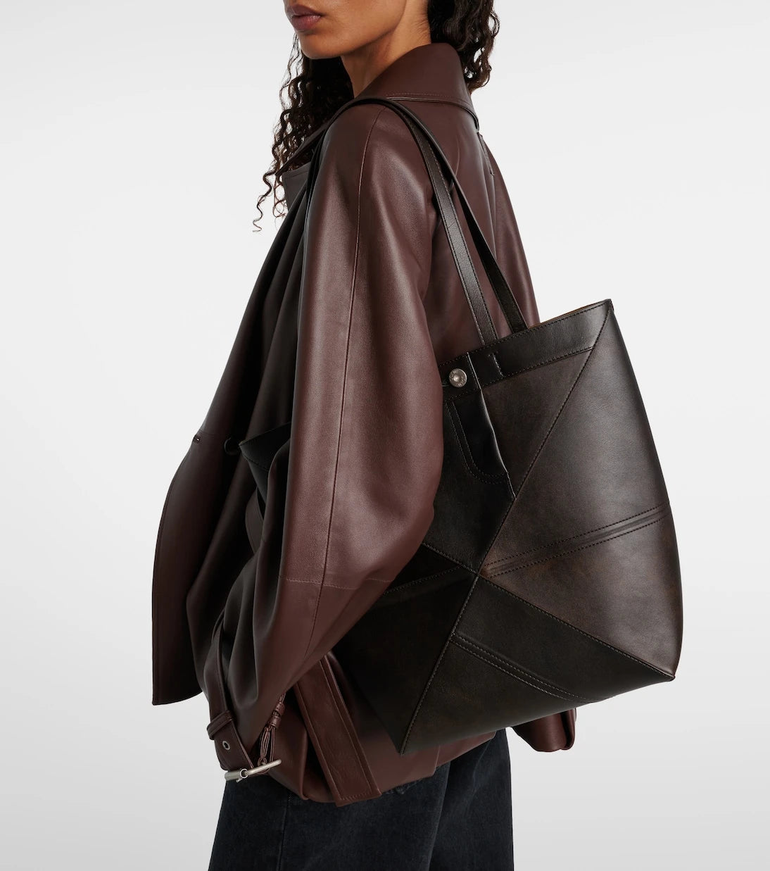 Loewe - Puzzle Fold Medium leather tote bag