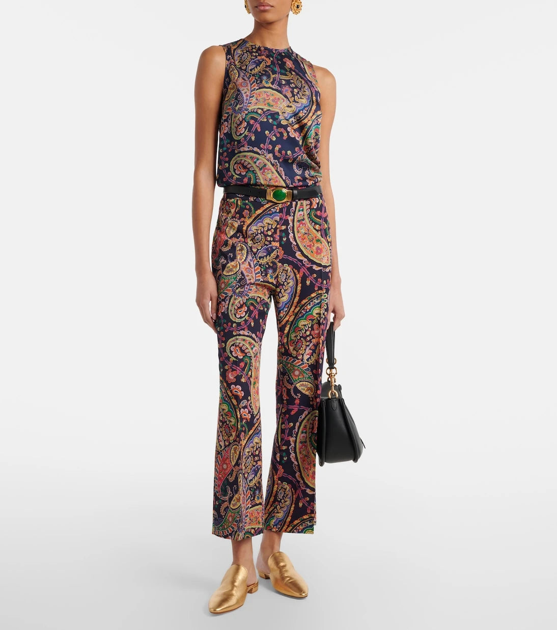 Etro - Semi-sheer jacquard blouse