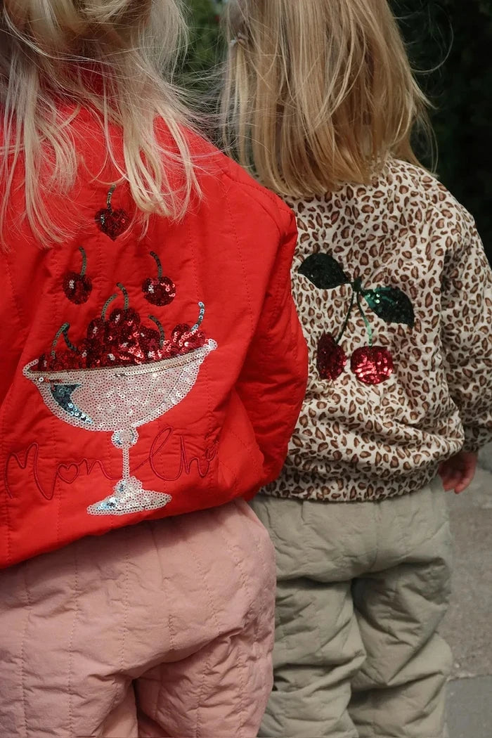 Детско яке бомбър Konges Sløjd JUNO SEQUIN BOMBER JACKET