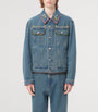 Valentino Blue Embellished Denim Jacket