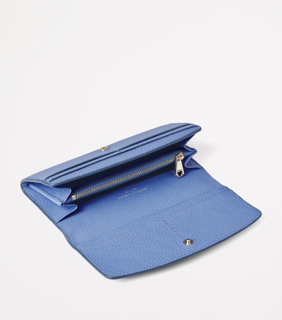 Blue Leather Essential Purse