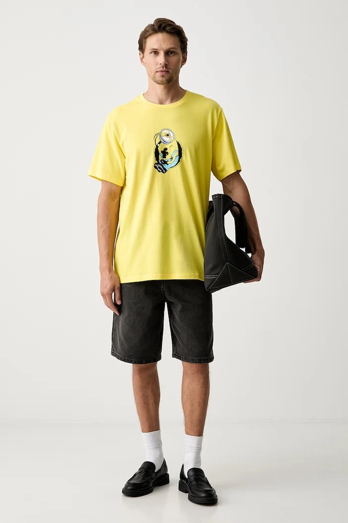 Converse pamuklu tişört x Minions & Monsters