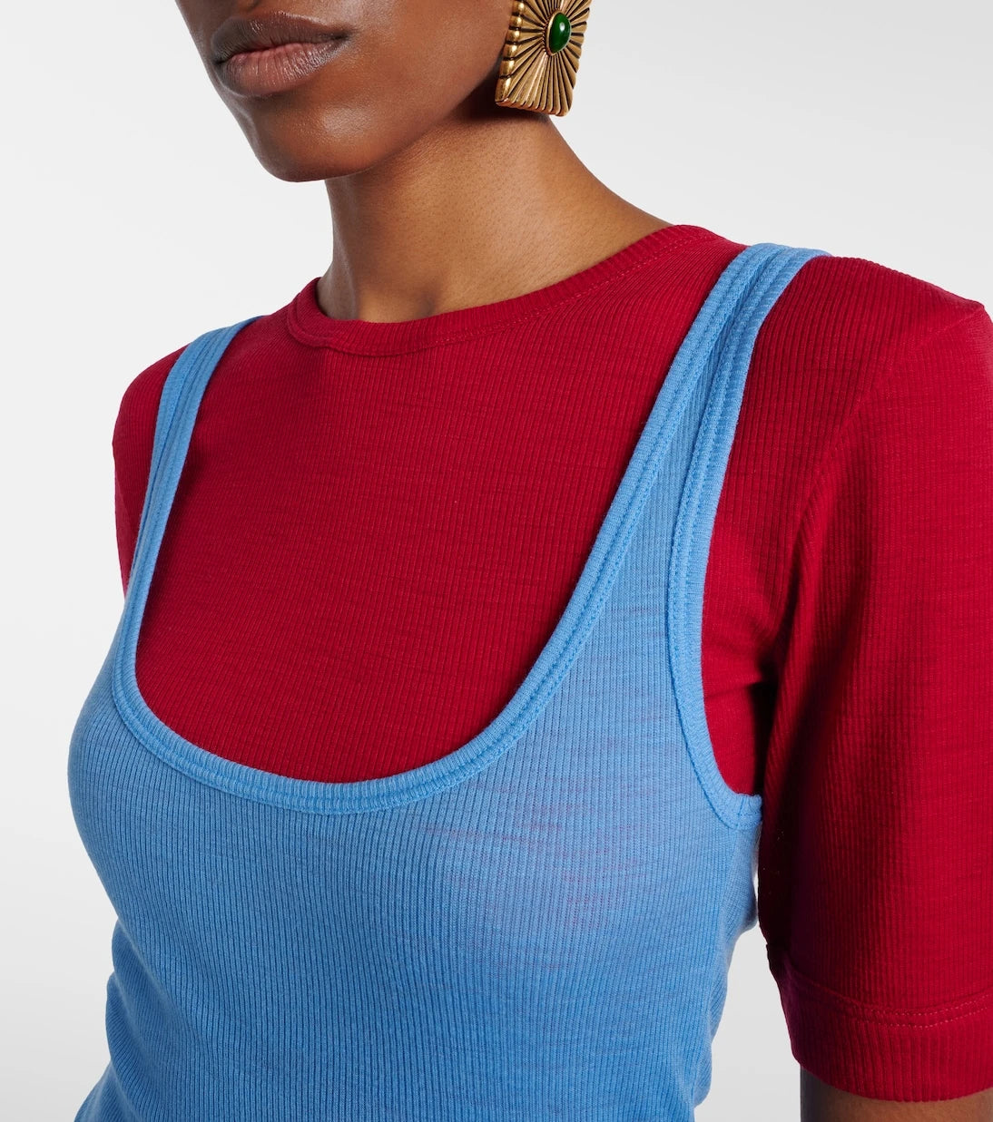 Versace - Medusa virgin wool tank top