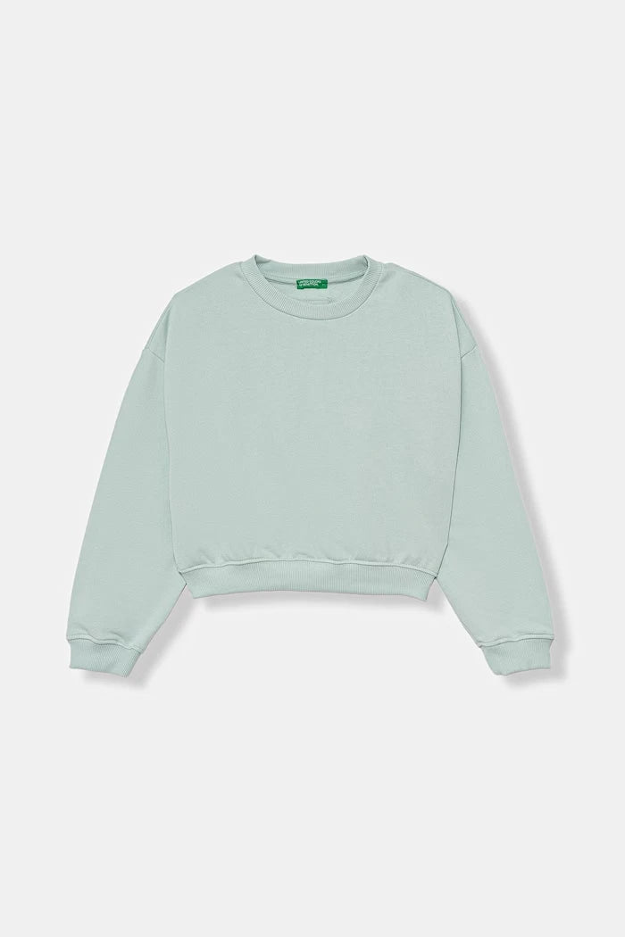 United Colors of Benetton çocuk pamuklu sweatshirt