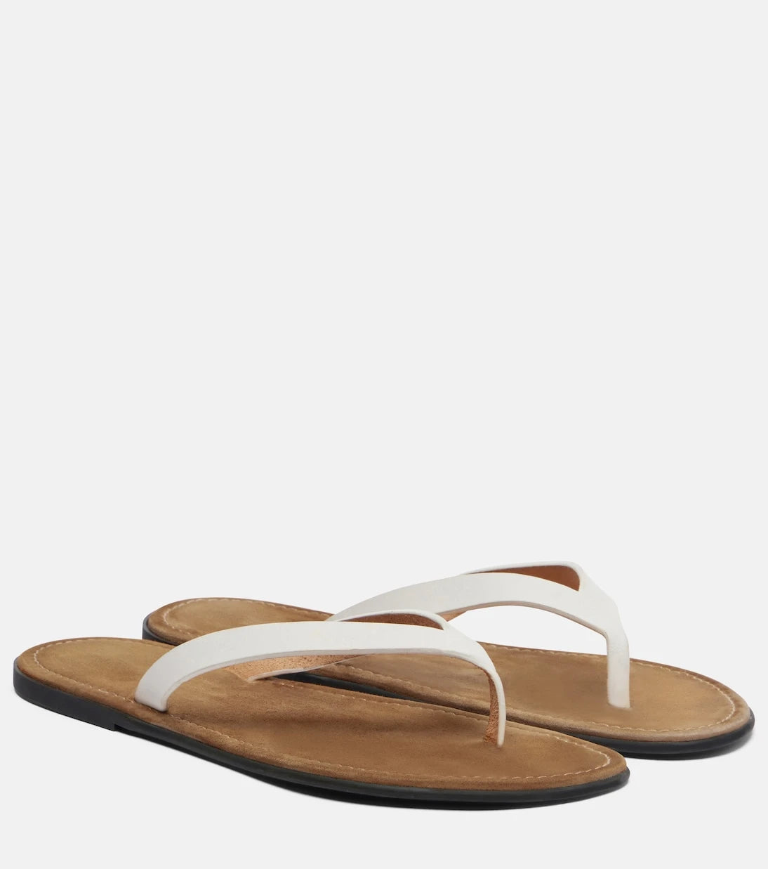 The Row - Beach leather thong sandals
