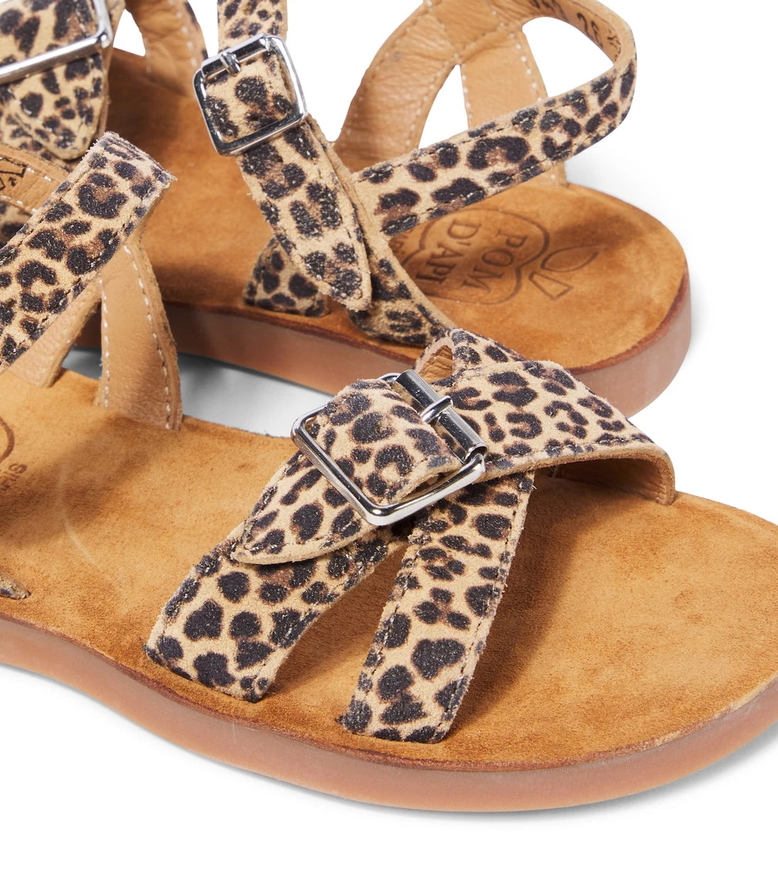Pom d'Api - Plage-Air Crossy leather sandals