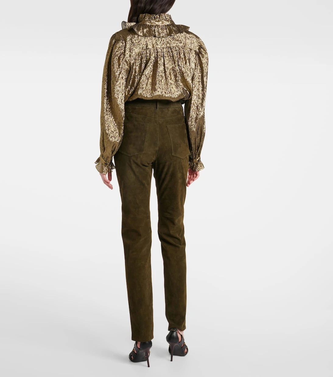 Chloé - Suede slim pants
