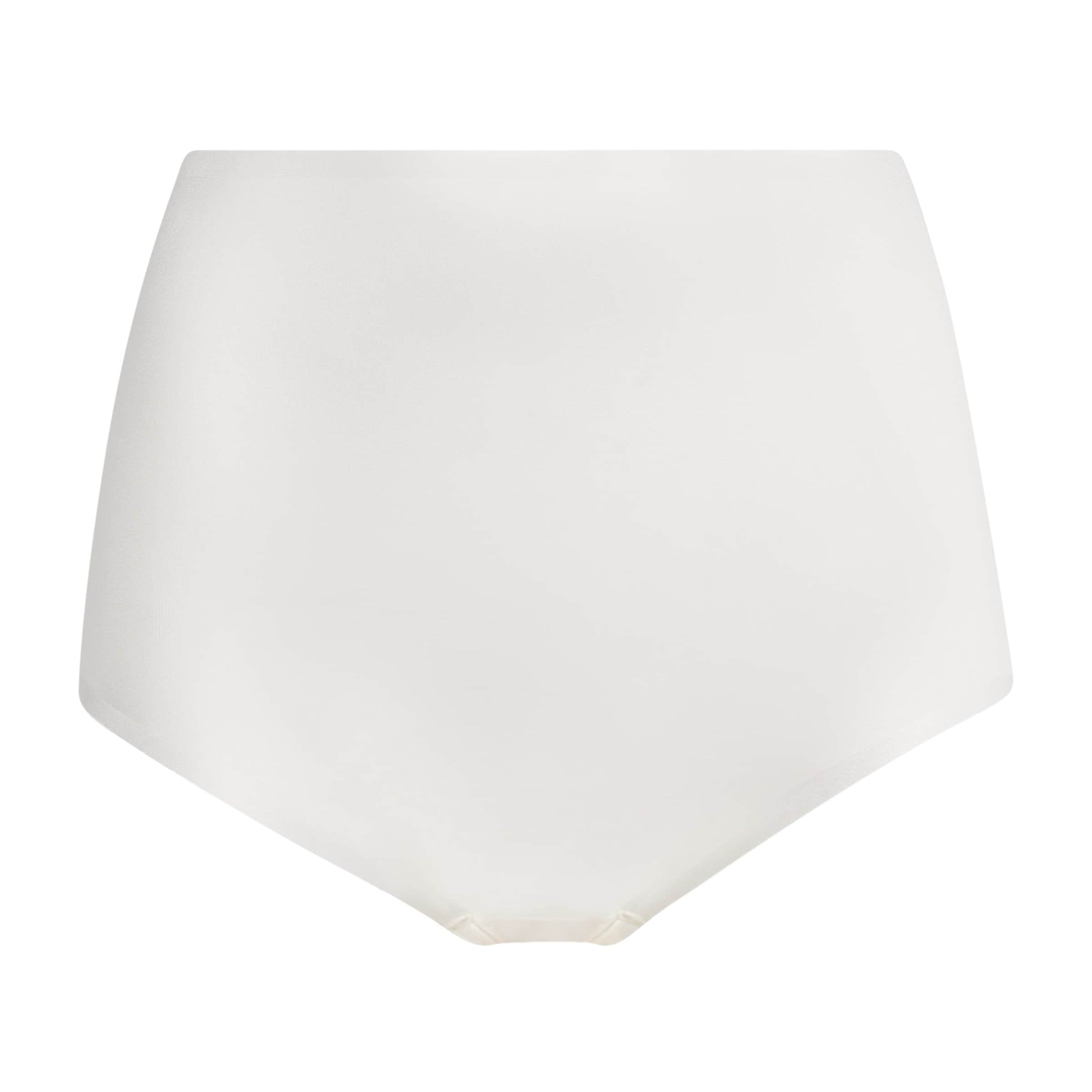 SPANX White Satin Shaping Briefs - Light Control