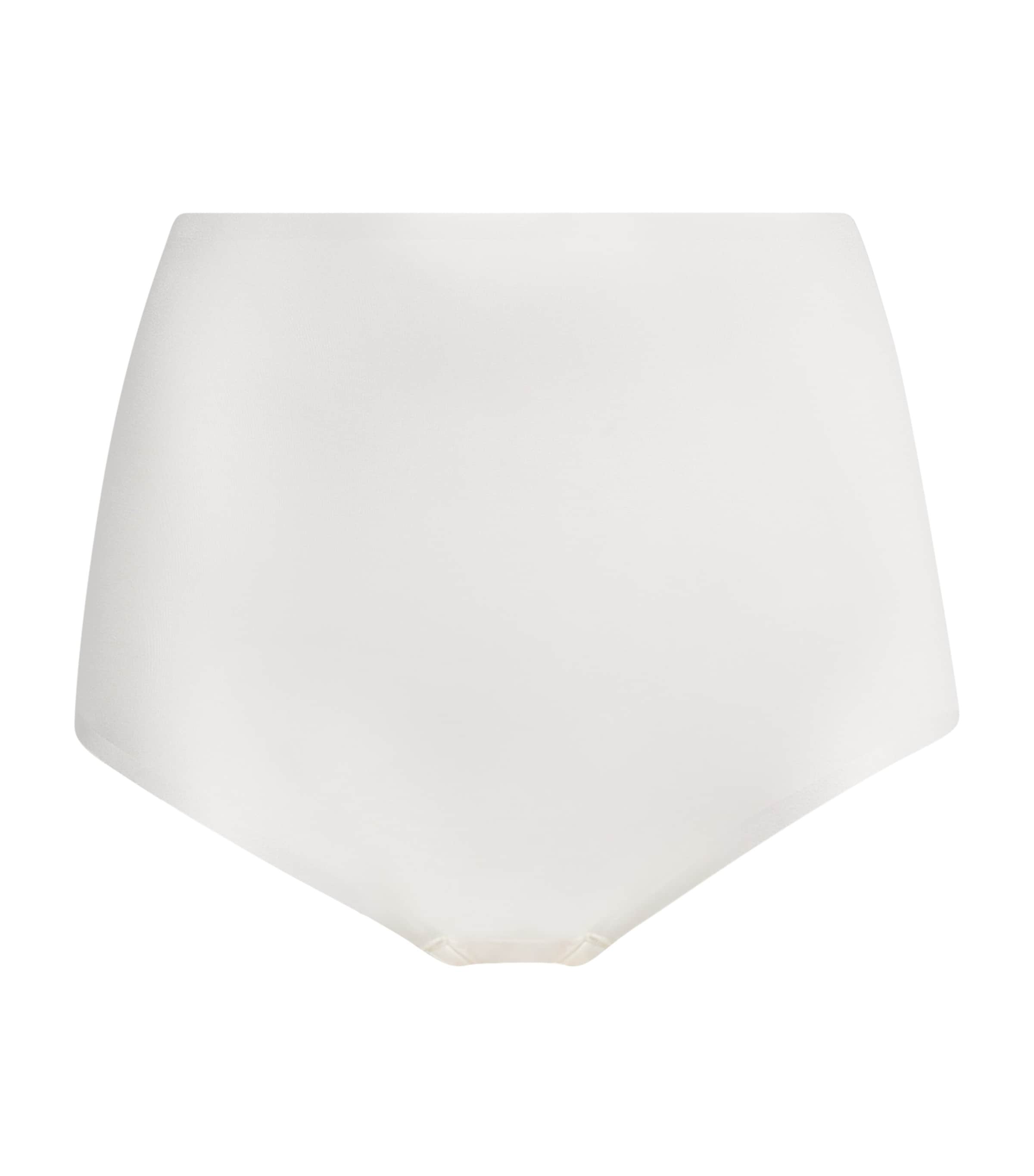 SPANX White Satin Shaping Briefs - Light Control
