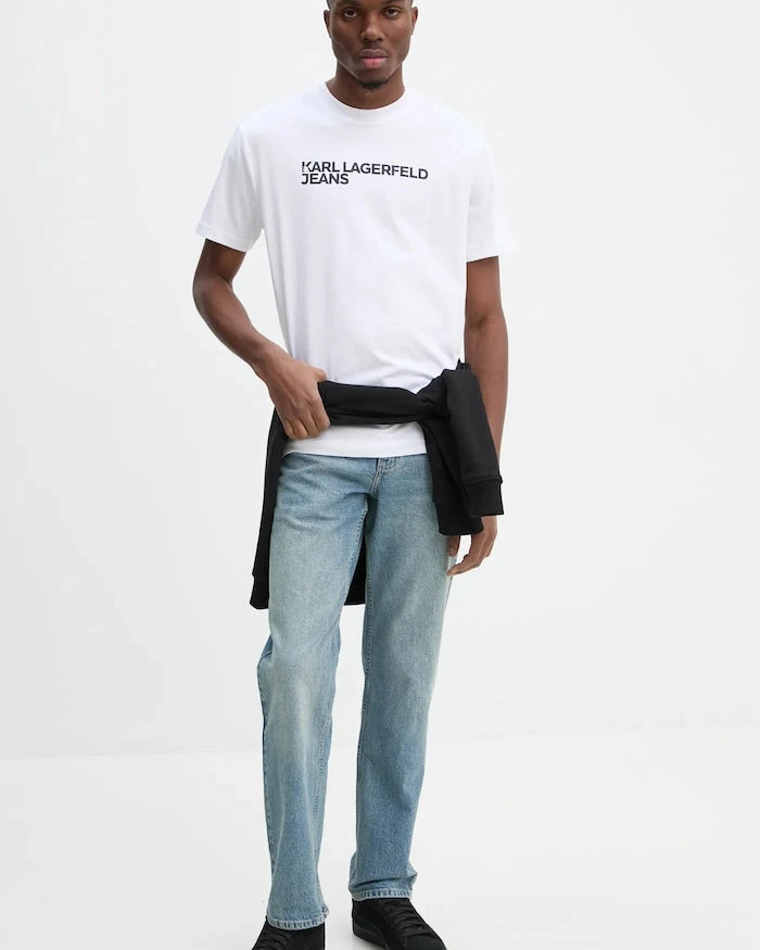 Karl Lagerfeld Jeans erkek pamuklu tişört