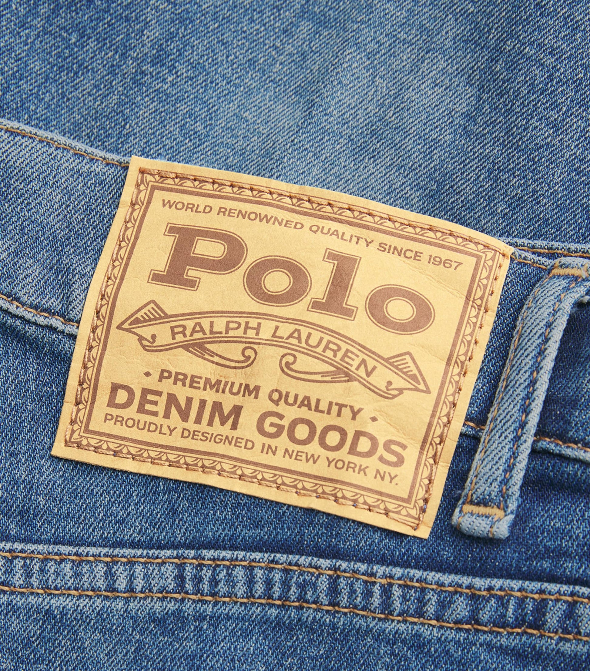 Polo Ralph Lauren Blue High-Rise Straight Jeans