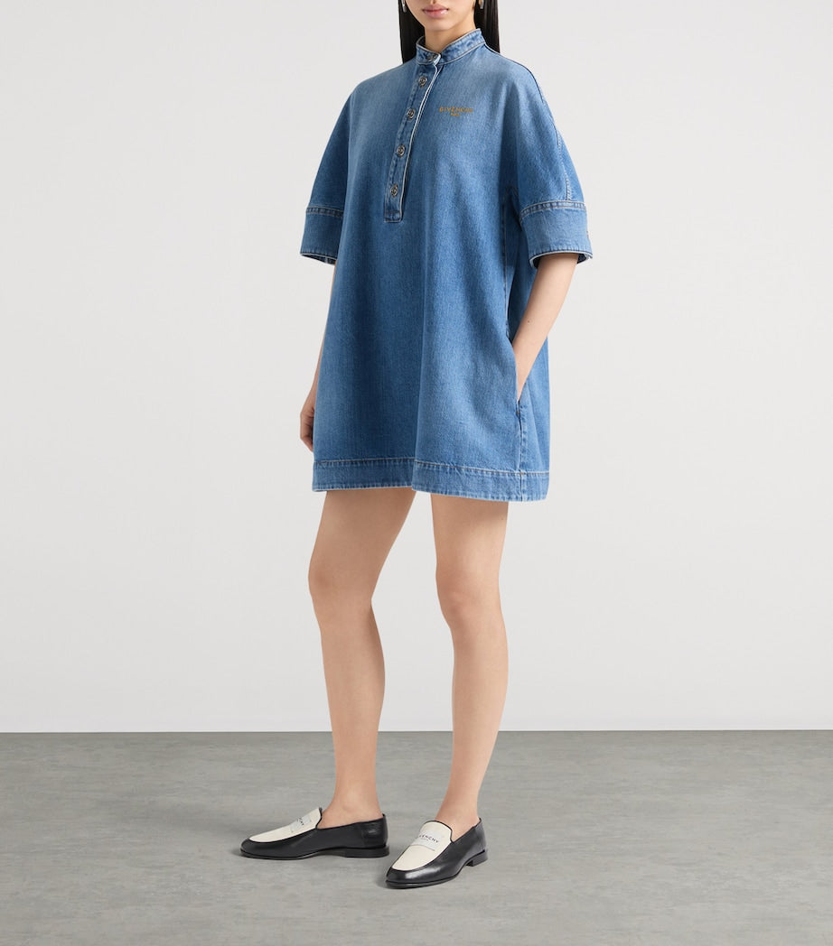 Givenchy Blue Denim Mini Dress
