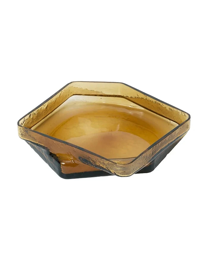 Ferm Living Renkli Camdan Dekoratif Tepsi 7 x 30 x 29 cm