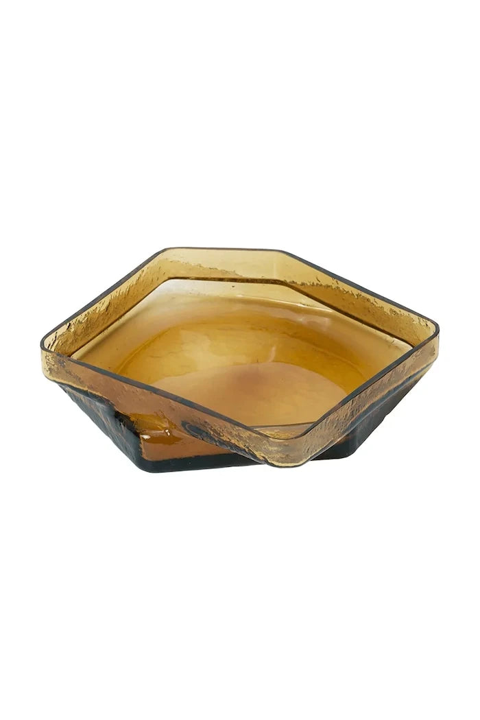 Ferm Living Renkli Camdan Dekoratif Tepsi 7 x 30 x 29 cm