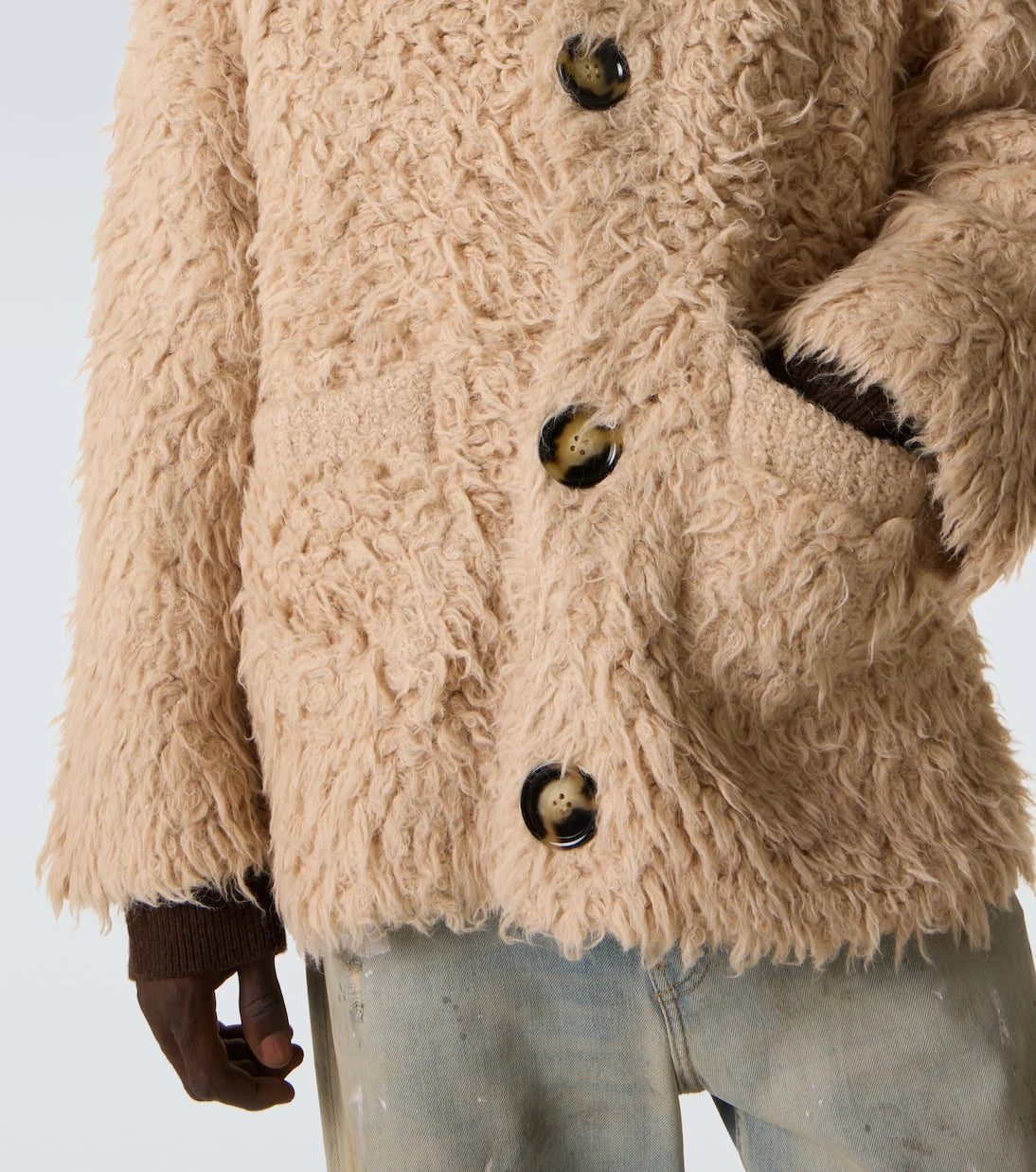 Acne Studios - Textured alpaca-blend cardigan