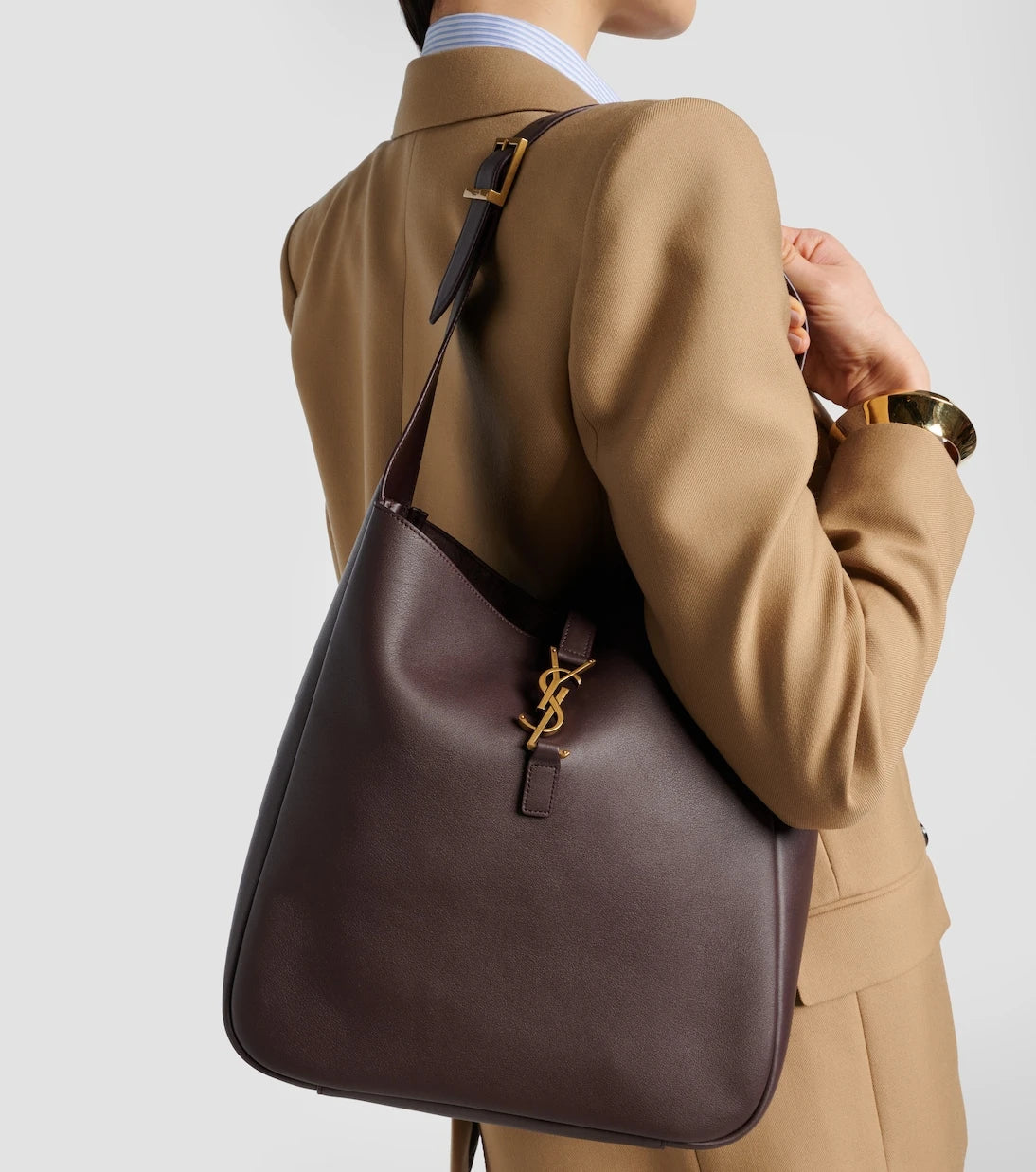 Saint Laurent - Le 5 à 7 Large leather shoulder bag