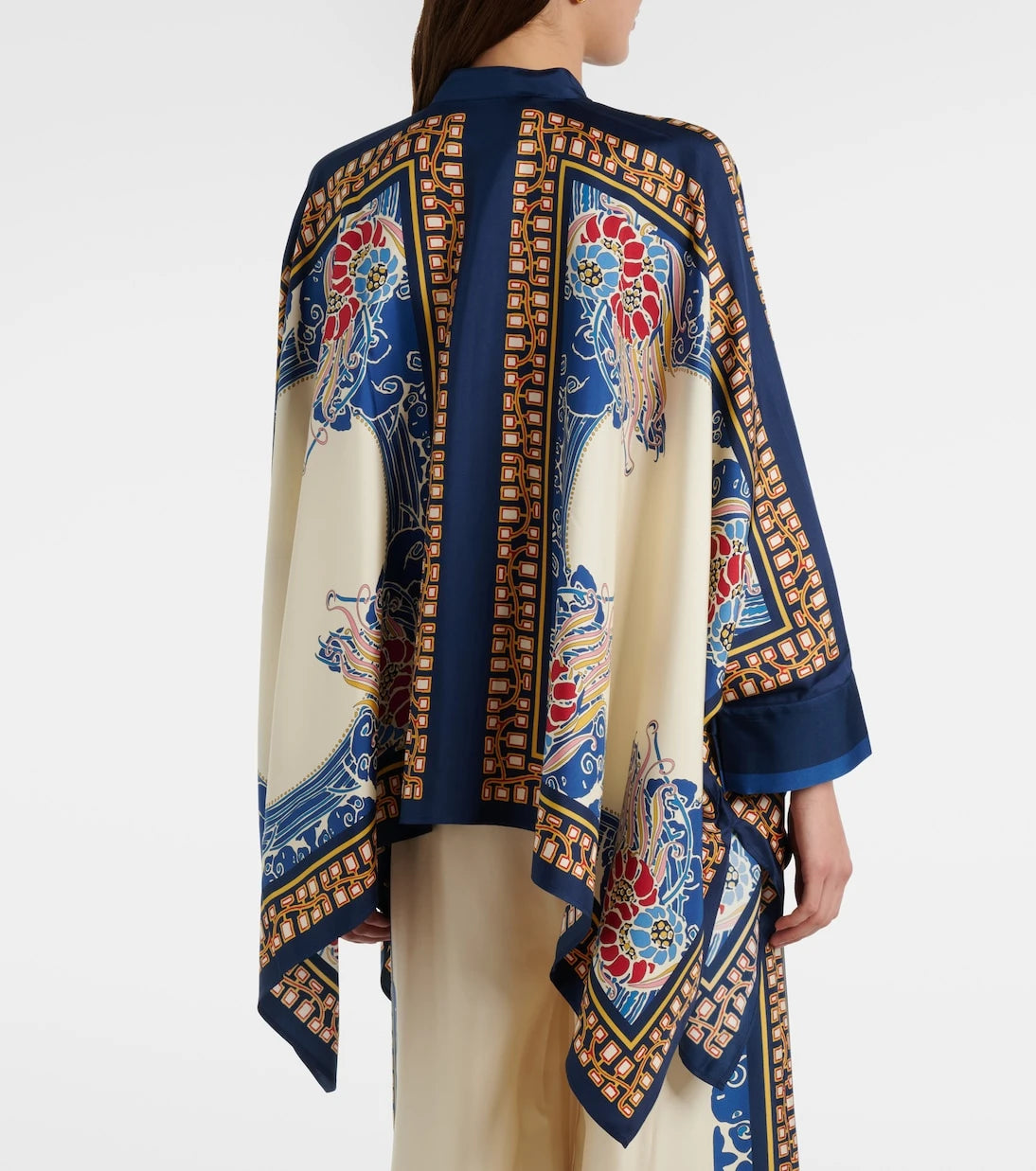 La DoubleJ - Foulard printed silk twill shirt