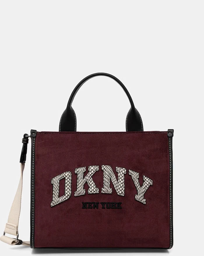 DKNY kadın crossbody suni süet çanta