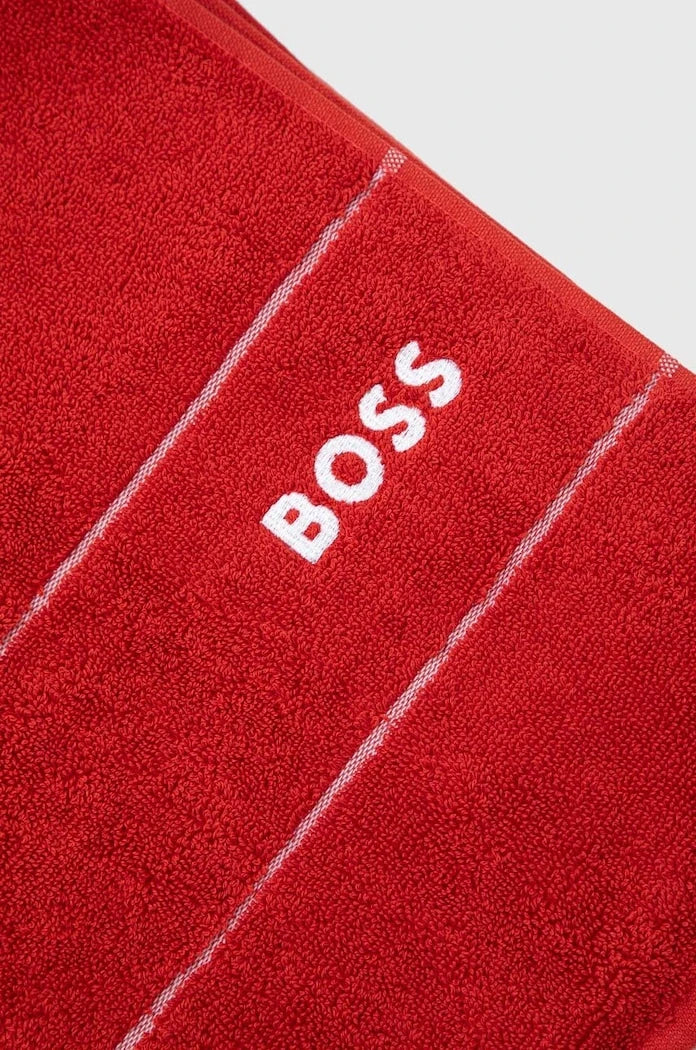 Голяма памучна кърпа BOSS Plain Red 100 x 150 cm