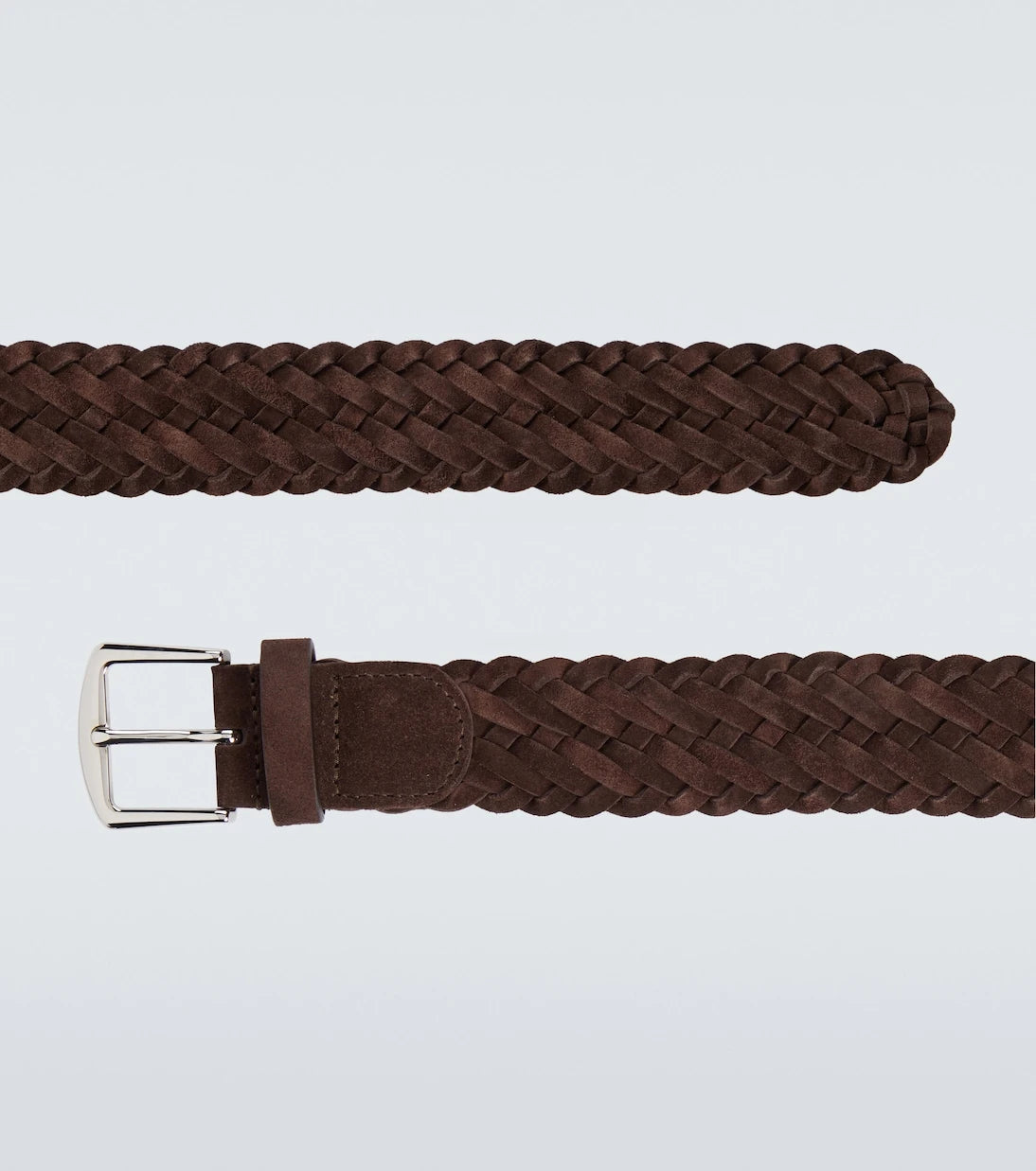 Loro Piana - حزام ألسافيل مجدول من جلد الشمواه