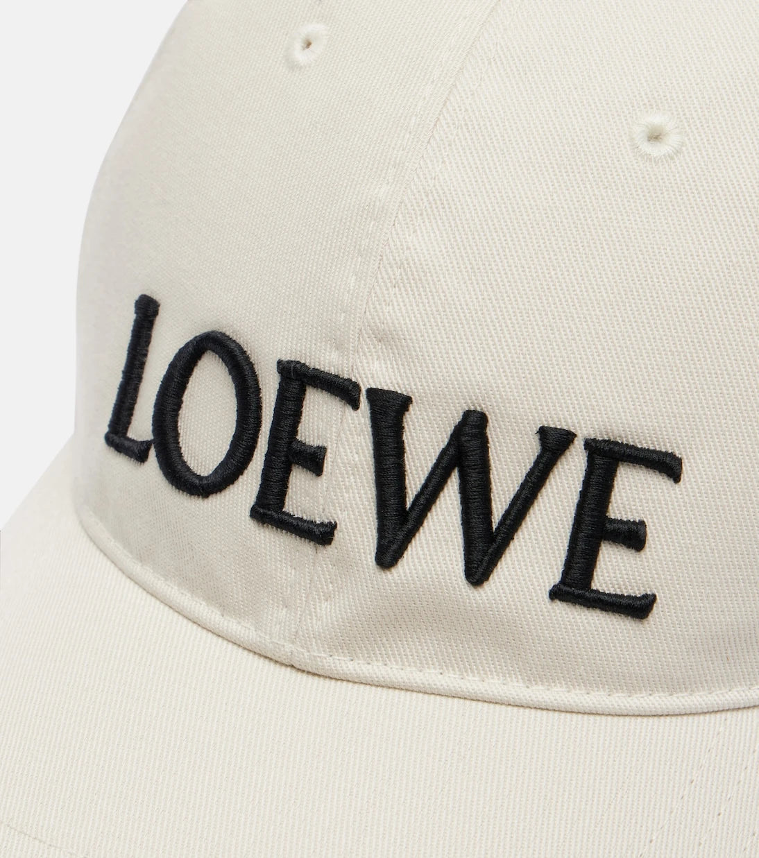 Loewe - قبعة بيسبول من قماش القطن بنقشة لويس وين