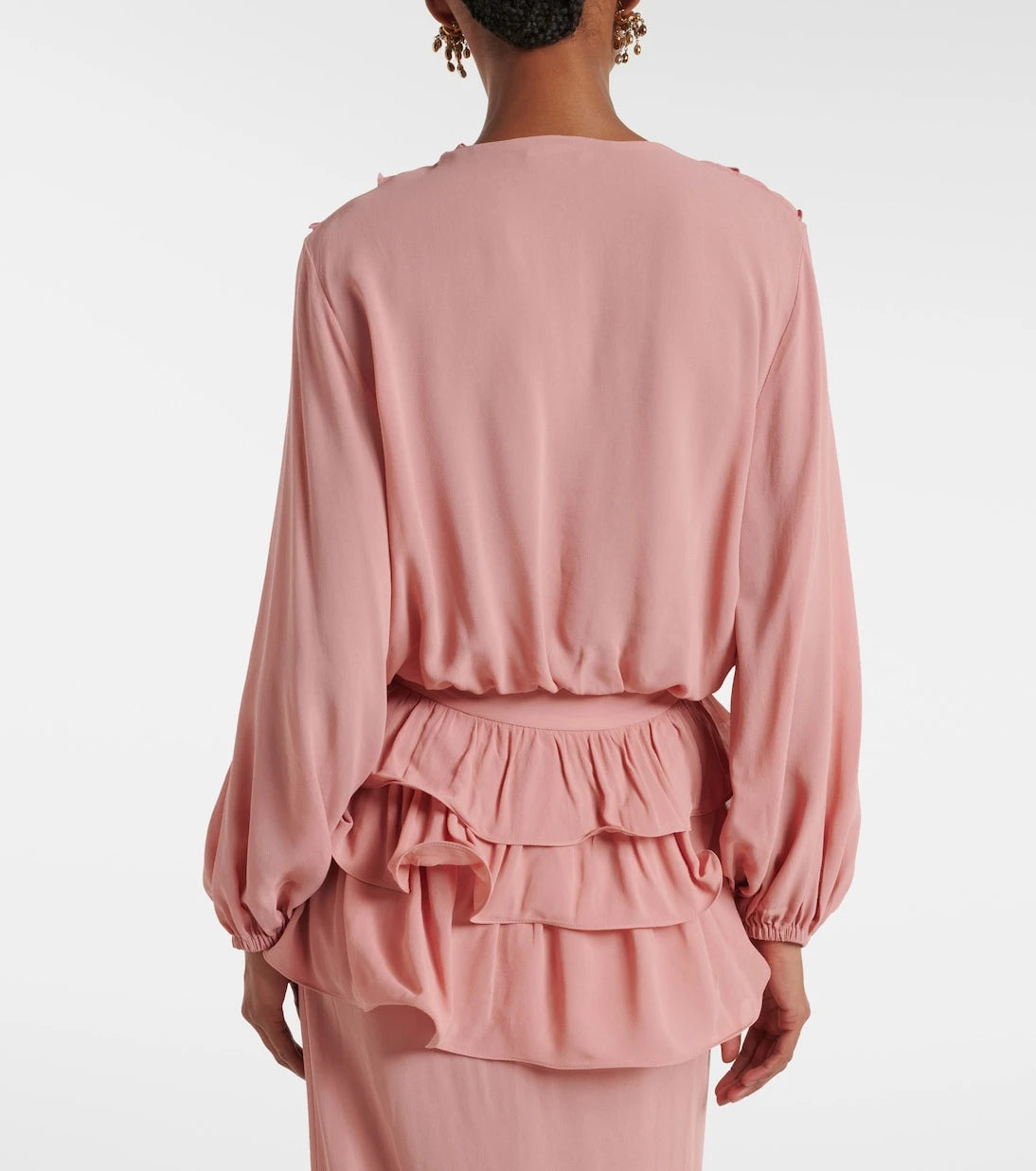 Adriana Degreas - Ruffled crop top