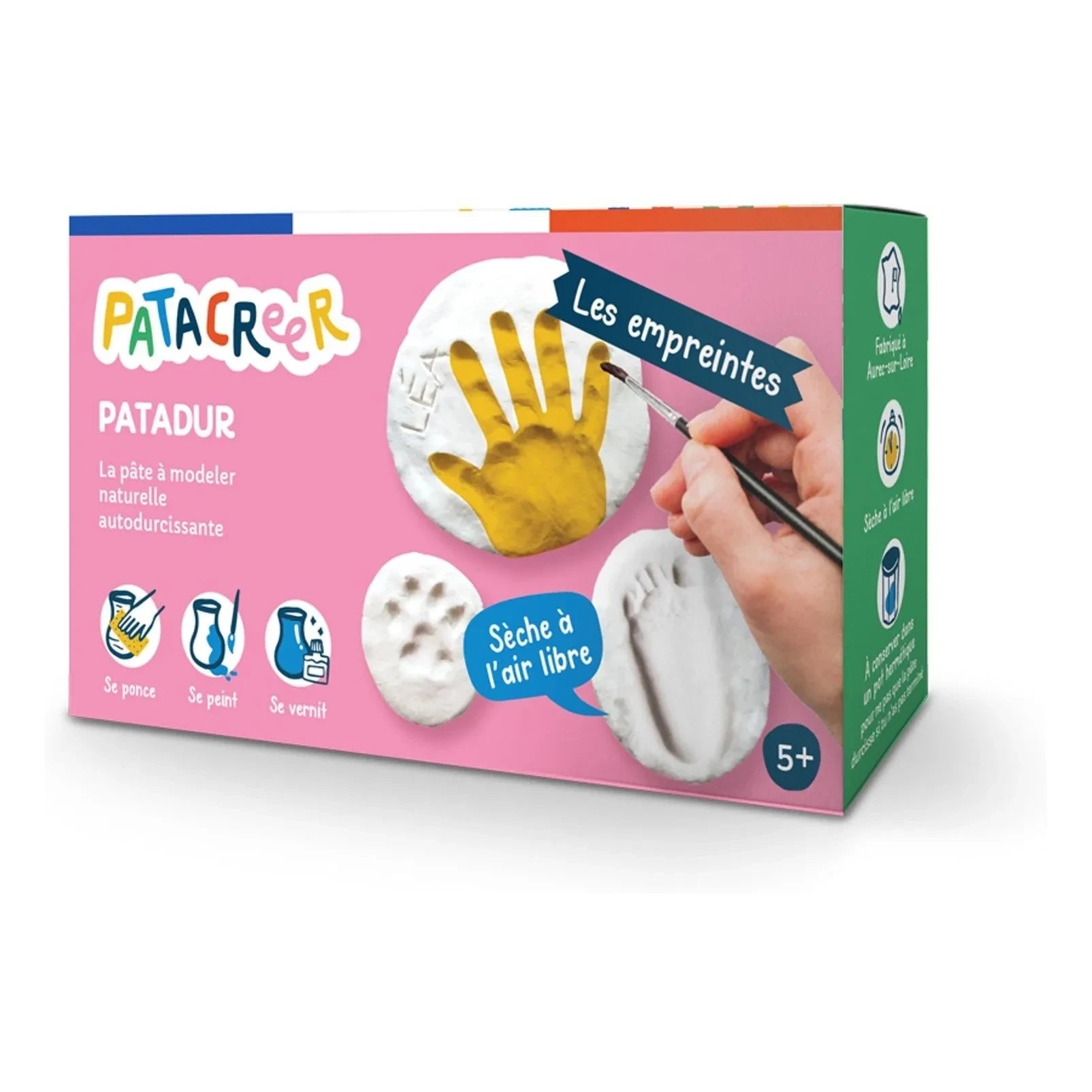 Patacréer - Mes Empreintes self-hardening modeling clay