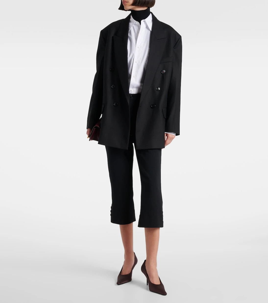 Victoria Beckham - Logo capri pants