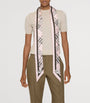 Burberry Silk Check Knight Skinny Scarf