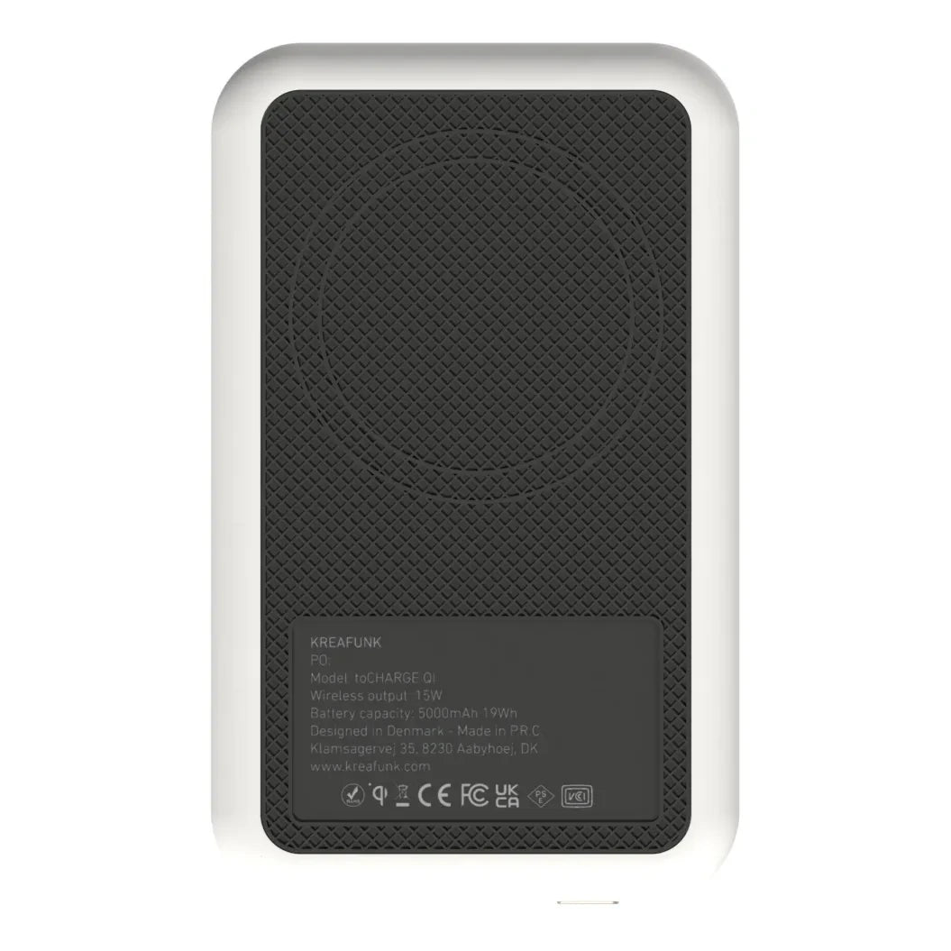 Kreafunk - ToCHARGE QI Powerbank | White