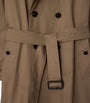 Burberry Brown Long Gabardine Chestwood Trench Coat
