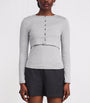Claudie Pierlot Grey Cotton Layered Cardigan