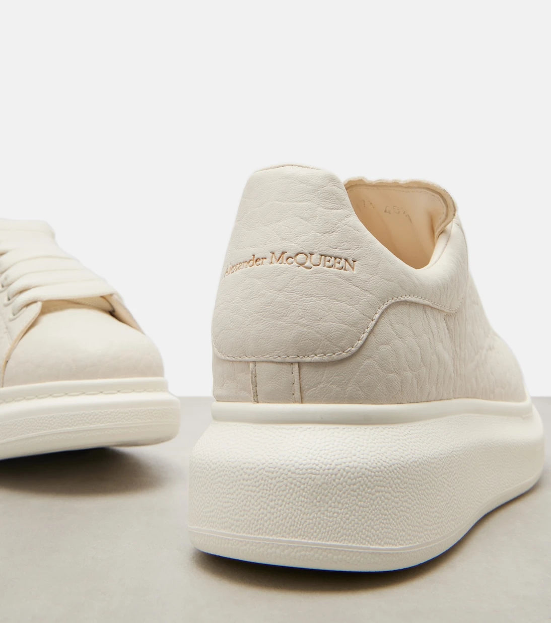 McQueen - Oversized leather sneakers