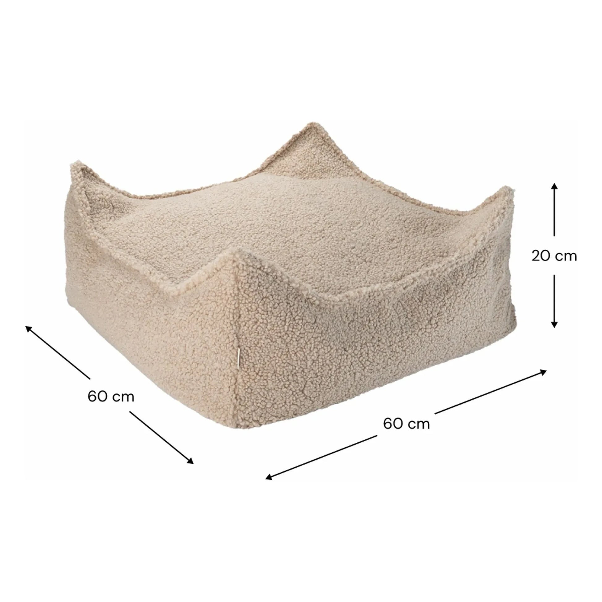Wigiwama - Ottoman in teddy | Beige