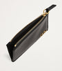 Black Small Calfskin Zipped Card Holder